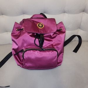 NWOT Versace Burgundy Backpack with dustbag